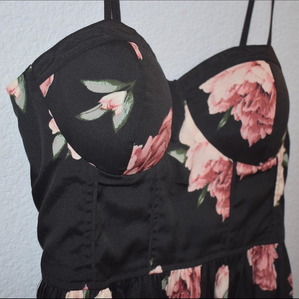 Floral Black Dress💓